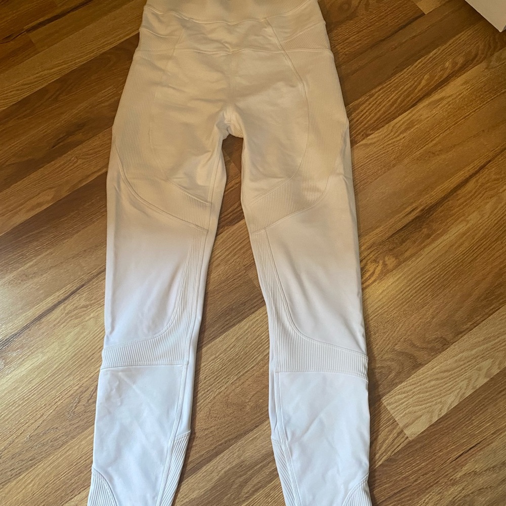 LuLu Lemon white leggings